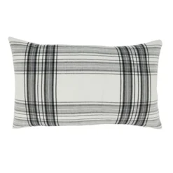 Saro Lifestyle Timeless Plaid Throw Pillow Cover