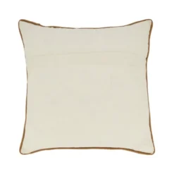 Saro Lifestyle Embroidered Bumble Bee Bliss Down Filled Throw Pillow, 18", Beige