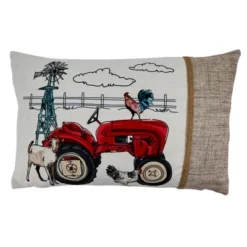 Saro Lifestyle Farm Tractor Decorative Pillow Cover 6 Saro Lifestyle Farm Tractor Decorative Pillow Cover -Winter Glow Store GUEST 03ca360c 0dfe 4ef8 8930 ac19a0218871