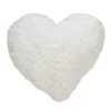 Poly Filled Heart Sequin Pillow Champagne - Saro Lifestyle: Modern Indoor Decorative Accent, Polyester Fill