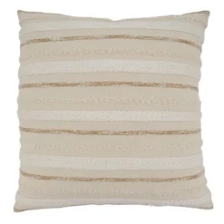Saro Lifestyle Poly-Filled Woven Stripe Design Throw Pillow, Natural 5 Saro Lifestyle Poly-Filled Woven Stripe Design Throw Pillow, Natural -Winter Glow Store GUEST 08cb3095 8fc2 49e4 8209 ac8a64ea869a