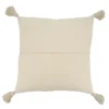 Saro Lifestyle Shimmer Line Decorative Pillow Cover, Natural, 22"