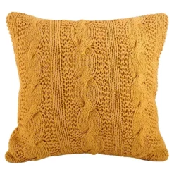 20"x20" Oversize Cable Knit Design Square Throw Pillow - Saro Lifestyle 10 20"x20" Oversize Cable Knit Design Square Throw Pillow - Saro Lifestyle -Winter Glow Store GUEST 0b0f7fd0 f3f7 4f84 9317 564720e3b497