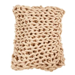 Saro Lifestyle Textured Chunky Knit Cozy Throw 6 Saro Lifestyle Textured Chunky Knit Cozy Throw -Winter Glow Store GUEST 0cf01f04 4411 4a82 b003 4555aea461c9