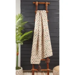 Saro Lifestyle Saro Lifestyle Woven Throw Blanket With Striped Design, Multi, 50"x60" 5 Saro Lifestyle Saro Lifestyle Woven Throw Blanket With Striped Design, Multi, 50"x60" -Winter Glow Store GUEST 0d47f861 6820 42b1 b4e6 3409aa5493a1