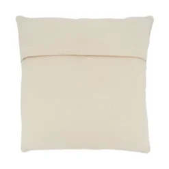 Saro Lifestyle Hair On Leather Decorative Pillow Cover, Grey, 18"