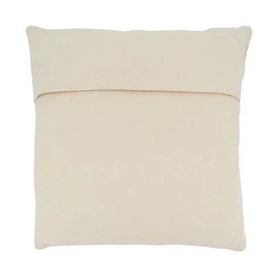 Saro Lifestyle Hair On Leather Decorative Pillow Cover, Grey, 18" 1 Saro Lifestyle Hair On Leather Decorative Pillow Cover, Grey, 18"