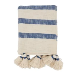 50"x60" Luxe Striped Tassel Throw Blanket - Saro Lifestyle 8 50"x60" Luxe Striped Tassel Throw Blanket - Saro Lifestyle -Winter Glow Store GUEST 0fc77fb8 00e2 4319 b466 fc75535ebb0a
