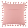 Saro Lifestyle Tassel Throw Pillow With Down Filling