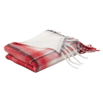 Saro Lifestyle Plaid Throw Blanket 2 Saro Lifestyle Plaid Throw Blanket - Image 2