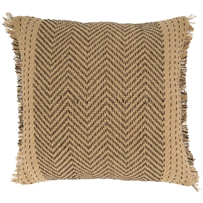 Saro Lifestyle Kantha Stitch Throw Pillow With Poly Filling 3 Saro Lifestyle Kantha Stitch Throw Pillow With Poly Filling - Image 3