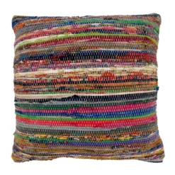 Saro Lifestyle Multi-Colored Chindi Decorative Pillow Cover 7 Saro Lifestyle Multi-Colored Chindi Decorative Pillow Cover -Winter Glow Store GUEST 18580511 e2af 49d2 be2d 76e77aaf5da3