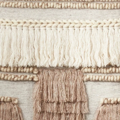 Saro Lifestyle Saro Lifestyle Textured Design Woven Wall Hanging, Grey, 3 Saro Lifestyle Saro Lifestyle Textured Design Woven Wall Hanging, Grey, - Image 3