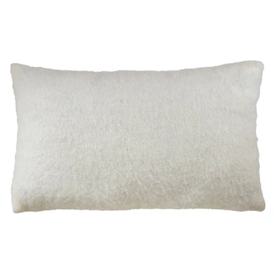 Faux Mohair Throw Pillow Cover - Saro Lifestyle 1 Faux Mohair Throw Pillow Cover - Saro Lifestyle