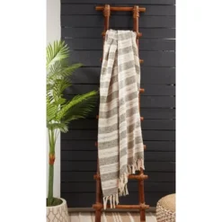 Saro Lifestyle Striped Throw Blanket With Fringed Edges, Gray 5 Saro Lifestyle Striped Throw Blanket With Fringed Edges, Gray -Winter Glow Store GUEST 1bb98e87 f8d4 4522 80cf 785699aae29d
