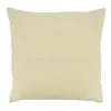 Saro Lifestyle Poly Filled Throw Pillow With Banded Design, 20", Beige