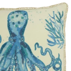 20"x20" Oversize Octopus With Poly Filling Square Throw Pillow Navy Blue - Saro Lifestyle 4 20"x20" Oversize Octopus With Poly Filling Square Throw Pillow Navy Blue - Saro Lifestyle -Winter Glow Store GUEST 1f60743e e8a9 483c be03 5573c2ae73ac
