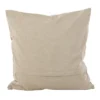Saro Lifestyle Embroidered Floral Design Beaded Cotton Poly Filled Throw Pillow