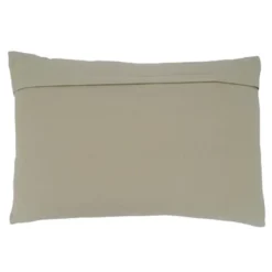 Saro Lifestyle Banded Design Poly-Filled Throw Pillow