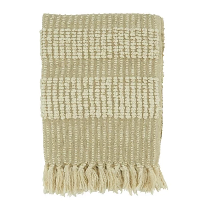 Saro Lifestyle Woven Throw Blanket With Stripe Design 4 Saro Lifestyle Woven Throw Blanket With Stripe Design - Image 4