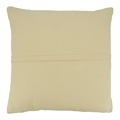 20"x20" Oversize Woven Striped Design Square Throw Pillow Cover - Saro Lifestyle 1 20"x20" Oversize Woven Striped Design Square Throw Pillow Cover - Saro Lifestyle