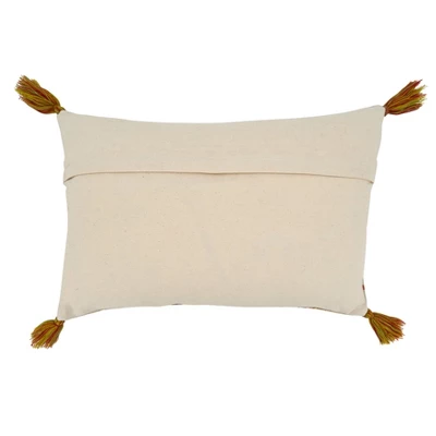 Saro Lifestyle Saro Lifestyle Embroidered Flowers Throw Pillow Cover 1 Saro Lifestyle Saro Lifestyle Embroidered Flowers Throw Pillow Cover