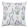 Saro Lifestyle Lavender Decorative Pillow Cover, Lavender, 18"