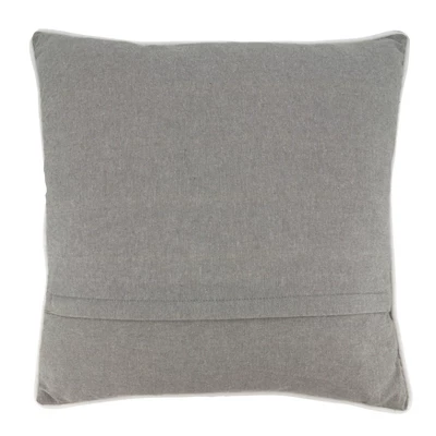 Saro Lifestyle Plaid Christmas Tree Pillow - Down Filled, 18" Square, Grey 1 Saro Lifestyle Plaid Christmas Tree Pillow - Down Filled, 18" Square, Grey
