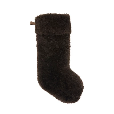 Saro Lifestyle Cozy Delight Lamb Fur Stocking 5 Saro Lifestyle Cozy Delight Lamb Fur Stocking - Image 5