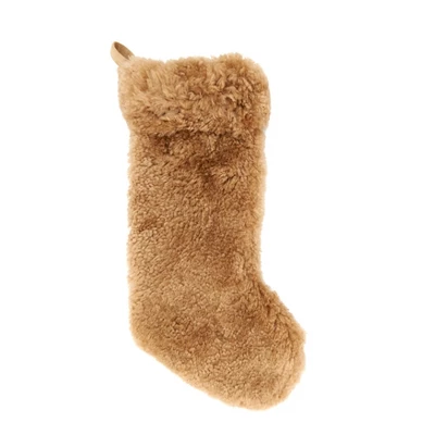 Saro Lifestyle Cozy Delight Lamb Fur Stocking 3 Saro Lifestyle Cozy Delight Lamb Fur Stocking - Image 3