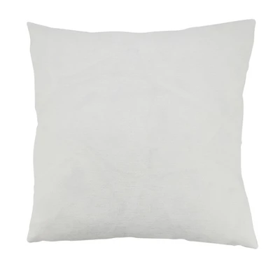 Saro Lifestyle Seasonal Splendor Christmas Trees And Snowflakes Throw Pillow Cover, 18", White 1 Saro Lifestyle Seasonal Splendor Christmas Trees And Snowflakes Throw Pillow Cover, 18", White