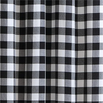 Saro Lifestyle Buffalo Plaid Window Curtain Single Panel 1 Saro Lifestyle Buffalo Plaid Window Curtain Single Panel