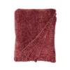 Saro Lifestyle Warmth Of Chenille Knit Throw