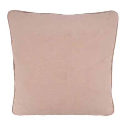 Saro Lifestyle Embroidered Trees + Snowflakes Pillow - Down Filled, 18" Square, Pink 1 Saro Lifestyle Embroidered Trees + Snowflakes Pillow - Down Filled, 18" Square, Pink