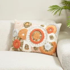 Saro Lifestyle Boho Circles Poly Filled Throw Pillow, 16"x24", Multi 3 Saro Lifestyle Boho Circles Poly Filled Throw Pillow, 16"x24", Multi -Winter Glow Store GUEST 2feb2c69 9cb6 4282 a35a 0b615801bed8