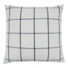 20"x20" Oversize Poly Filled Plaid Square Throw Pillow - Saro Lifestyle