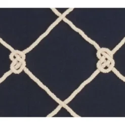 20"x20" Oversize Knotted Rope Square Throw Pillow Navy - Saro Lifestyle 4 20"x20" Oversize Knotted Rope Square Throw Pillow Navy - Saro Lifestyle -Winter Glow Store GUEST 33e6ee22 dd8a 4f68 bebe bd2b5582e950