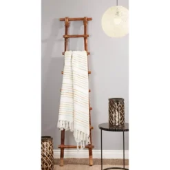 50"x60" Rainbow Striped Design Throw Blanket - Saro Lifestyle -Winter Glow Store GUEST 34af2423 1b9f 4f35 80f2 82bc578938e7