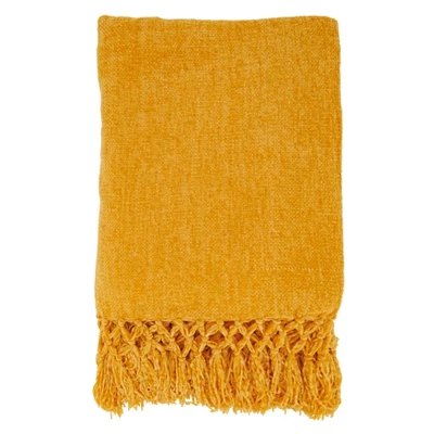 Saro Lifestyle Chenille Throw Blanket With Knotted Design 7 Saro Lifestyle Chenille Throw Blanket With Knotted Design - Image 7