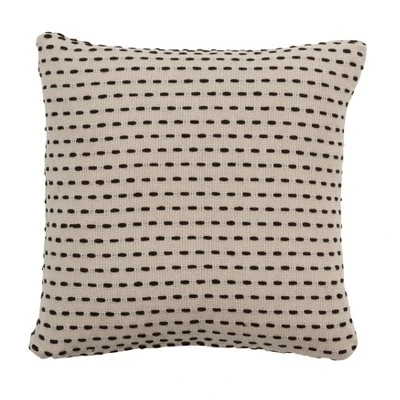 Saro Lifestyle Down-Filled Stitch Line Design Throw Pillow 1 Saro Lifestyle Down-Filled Stitch Line Design Throw Pillow