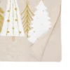 Saro Lifestyle Christmas Trees Table Runner, 16"x70", Natural