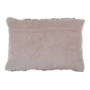 Saro Lifestyle Smocked Velvet Decorative Pillow Cover, Gray, 16"x24"