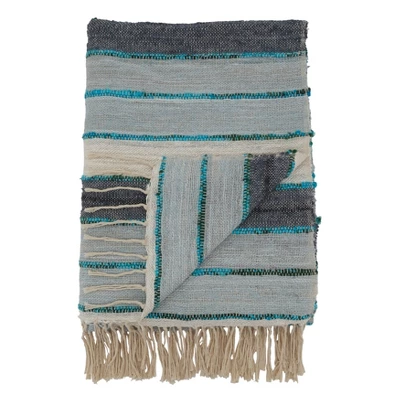 Saro Lifestyle Striped Design Throw 1 Saro Lifestyle Striped Design Throw