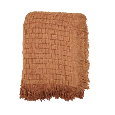 Saro Lifestyle Warm Waffle Weave Throw 6 Saro Lifestyle Warm Waffle Weave Throw - Image 6