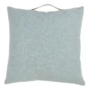 18"x18" Chenille With Handle Poly Filled Square Throw Pillow - Saro Lifestyle