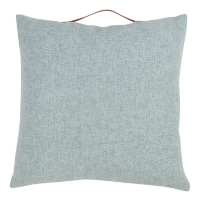 18"x18" Chenille With Handle Poly Filled Square Throw Pillow - Saro Lifestyle 1 18"x18" Chenille With Handle Poly Filled Square Throw Pillow - Saro Lifestyle