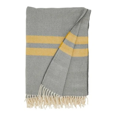 Saro Lifestyle Trendy Stripe And Herringbone Fringed Throw 1 Saro Lifestyle Trendy Stripe And Herringbone Fringed Throw