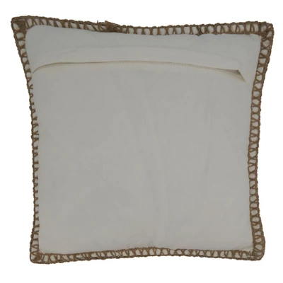 Saro Lifestyle Striped Whipstitch Throw Pillow With Poly Filling 1 Saro Lifestyle Striped Whipstitch Throw Pillow With Poly Filling