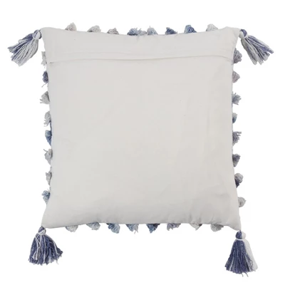 Saro Lifestyle Tufted Diamond Dual-Tone Throw Pillow With Down Filling 1 Saro Lifestyle Tufted Diamond Dual-Tone Throw Pillow With Down Filling