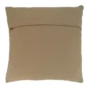 Saro Lifestyle Saro Lifestyle Rayon Pillow Cover With Striped Design, Natural, 20"